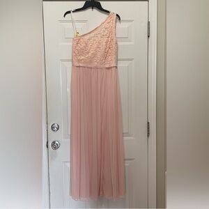 strapless open back dress Women's Molli Mini Dress Baby Pink in Size XL by Outcast main image 0